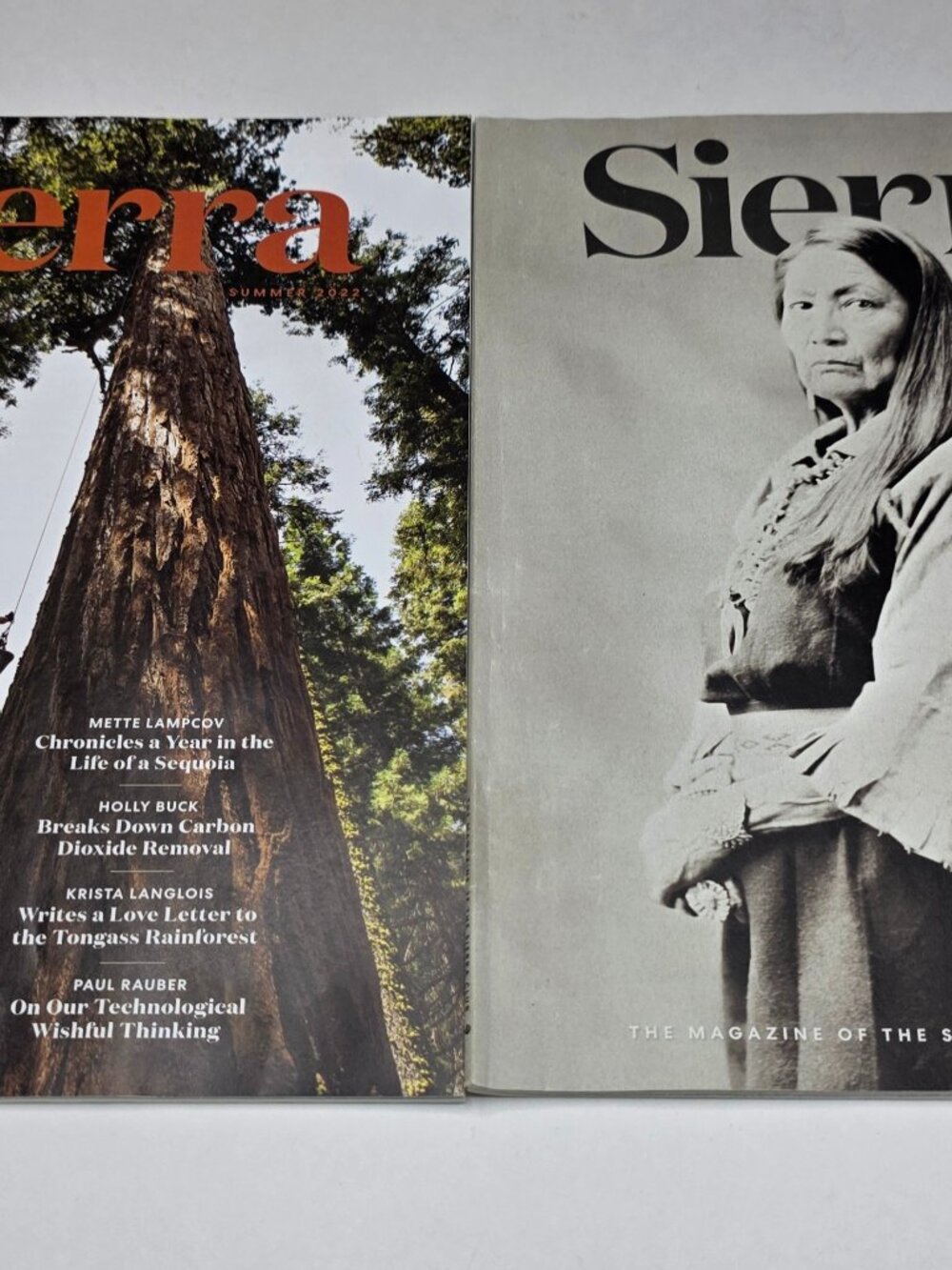 Two Sierra Club Magazines Fall 2021 Summer 2022 Navajo Water Rights Forests